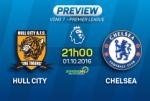 Giải mã trận đấu Hull vs Chelsea 21h00 ngày 1/10 (NHA 2016/17)
