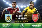 LINK XEM trực tiếp Burnley vs Arsenal 22h30 ngày 2/10