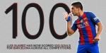 Luis Suarez vượt mặt Messi khi vươn tới cột mốc 100 bàn cho Barcelona