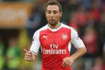 Arsenal thê thảm ở mùa giải 2016/17 vì thiếu vắng Cazorla