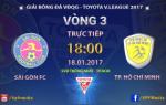 Sài Gòn vs TP HCM (18h00 ngày 18/1): Derby đầu tiên…