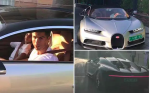 Ronaldo khoe “quái xế” Bugatti Chiron cùng con trai