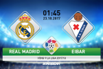 Real Madrid vs Eibar (1h45 ngày 23/10): Thắng để tạm quên