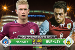 Man City 3-0 Burnley (KT): Duy trì mạch thăng hoa, Man xanh vững vàng trên ngôi đầu