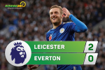 Tổng hợp: Leicester 2-0 Everton (Vòng 10 NHA 2017/18)