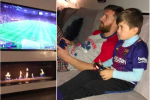 Messi hợp lực cùng con trai giành chiến thắng trận El Clasico