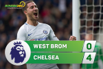 Tổng hợp: West Brom 0-4 Chelsea (Vòng 12 NHA 2017/18)
