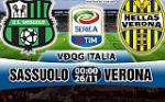 Nhận định Sassuolo vs Verona 0h00 ngày 26/11 (Serie A 2017/18)
