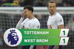 Tổng hợp: Tottenham 1-1 West Brom (Vòng 13 NHA 2017/18)