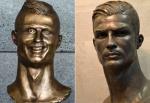 Ronaldo đã đẹp trai hơn trong bức tượng điêu khắc mới