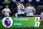 Tổng hợp: Tottenham 5-1 Stoke (Vòng 16 Premier League 2017/18)