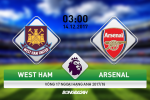 West Ham vs Arsenal (3h ngày 14/12): Cẩn thận hàng xóm khốn khó