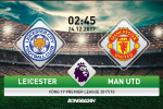 Leicester 2-2 MU (KT): Quỷ đỏ bị bắn hạ phút bù giờ