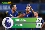Tổng hợp: Chelsea 5-0 Stoke (Vòng 21 Premier League 2017/18)
