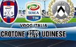 Nhận định Crotone vs Udinese 01h00 ngày 5/12 (Serie A 2017/18)