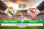 Real Madrid vs Sevilla (22h15 ngày 9/12): Thắng vì bóng vàng