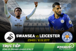 Swansea 2-0 Leicester (KT): "Bầy cáo" chìm sâu vào khủng hoảng