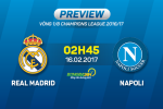 Real Madrid vs Napoli (2h45 ngày 16/2): Cuộc chiến của hai kỷ lục gia