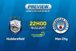 Huddersfield vs Man City (22h ngày 18/2): Chạy đà cho Champions League