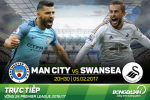 Man City 2-1 Swansea (KT): Chúa Jesus giải cứu Man City ở phút bù giờ