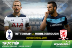 Tottenham 1-0 Middlesbrough (KT): Thắng chật vật nhờ 11m