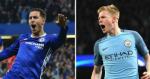 Chơi ấn tượng Hazard vẫn xếp sau De Bruyne