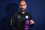 Guardiola lần đầu đoạt giải HLV xuất sắc nhất tháng tại Premier League