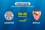 Leicester vs Sevilla (2h45 ngày 15/3): Không thành công cũng thành nhân…