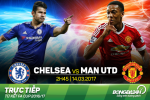 LINK XEM trực tiếp Chelsea vs MU 02h45 ngày 14/3 (FA Cup 2016/17)