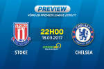 Giải mã trận đấu Stoke vs Chelsea 22h00 ngày 18/3 (NHA 2016/17)