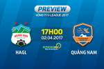 Nhận định HAGL vs Quảng Nam 17h00 ngày 2/4 (Vòng 11 V-League 2017)