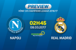 Napoli vs Real Madrid (2h45 ngày 8/3): Món quà sinh nhật