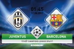 Giải mã trận đấu Juventus vs Barca 01h45 ngày 12/4 (Champions League 2016/17)