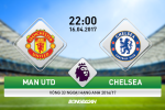 M.U vs Chelsea (22h ngày 16/4): Mourinho đã lỗi thời hay chưa?