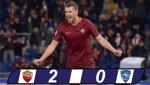 AS Roma 2-0 Empoli: Kỷ lục của Edin Dzeko
