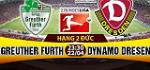 Nhận định Greuther Furth vs Dynamo Dresden 23h30 ngày 21/4 (Hạng 2 Đức 2016/17)