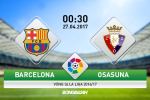 Barca vs Osasuna (0h30 ngày 27/4): “Messi, để chúng tôi lo!”