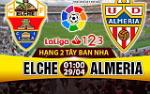 Nhận định Elche vs Almeria 01h00 ngày 29/4 (Hạng 2 TBN 2016/17)