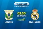 Leganes vs Real (2h30 ngày 6/4): Quan trọng là 3 điểm
