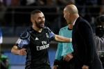 HLV Zidane ngỡ ngàng với pha đi bóng của Benzema