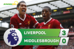 Tổng hợp: Liverpool 3-0 Middlesbrough (Vòng 38 NHA 2016/17)
