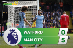 Tổng hợp: Watford 0-5 Man City (Vòng 38 NHA 2016/17)