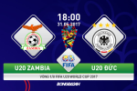 U20 Zambia 4-3 U20 Đức (KT): "Mannschaft trẻ" chết dưới tay "hiện tượng châu Phi" sau 120 phút tử chiến