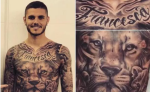 Đội trưởng Inter Milan khoe hình xăm lạ phủ kín cơ thể