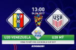 U20 Venezuela 2-1 U20 Mỹ (KT): "Hiện tượng" vào bán kết sau 120 phút chiến đấu