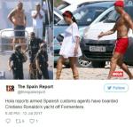 Hải quan TBN khám xét du thuyền triệu đô của ngôi sao Ronaldo