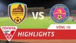 Tổng hợp: Quảng Nam 1-1 Sài Gòn (Vòng 16 V-League 2017)