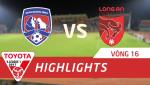 Tổng hợp: Quảng Ninh 2-1 Long An (Vòng 16 V-League 2017)