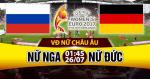 Nhận định Nữ Nga vs Nữ Đức 01h45 ngày 26/7 (Euro 2017)