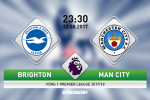 Brighton vs Man City (23h30 ngày 12/8): Ác mộng cho "những chú mòng biển"